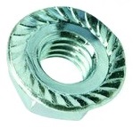 10-32 WHIZ FLANGE NUT STEEL ZINC I